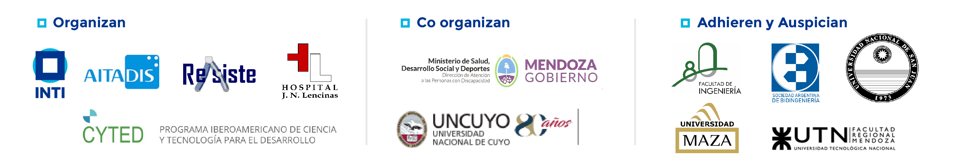 Logos Auspiciantes